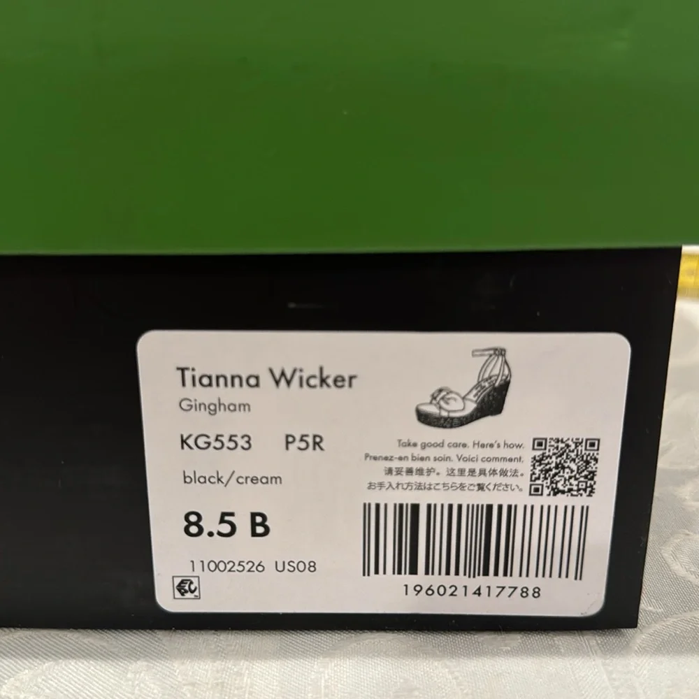 🎉HP🎉 ♠️Kate spade “Tianna” Wicker Sandal. Ladies 8.5 - Picture 15 of 15